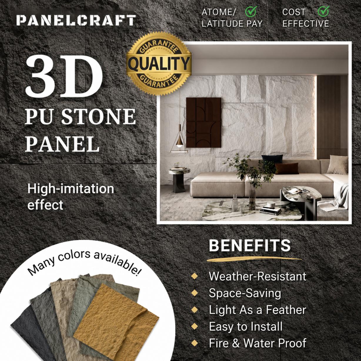 PU stone wall panel
