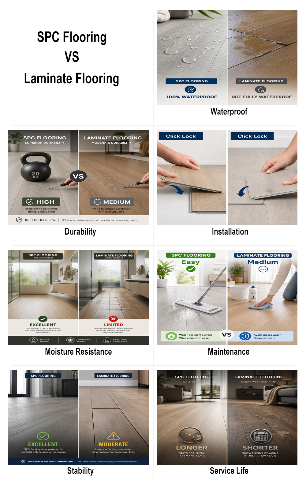 durable SPC flooring