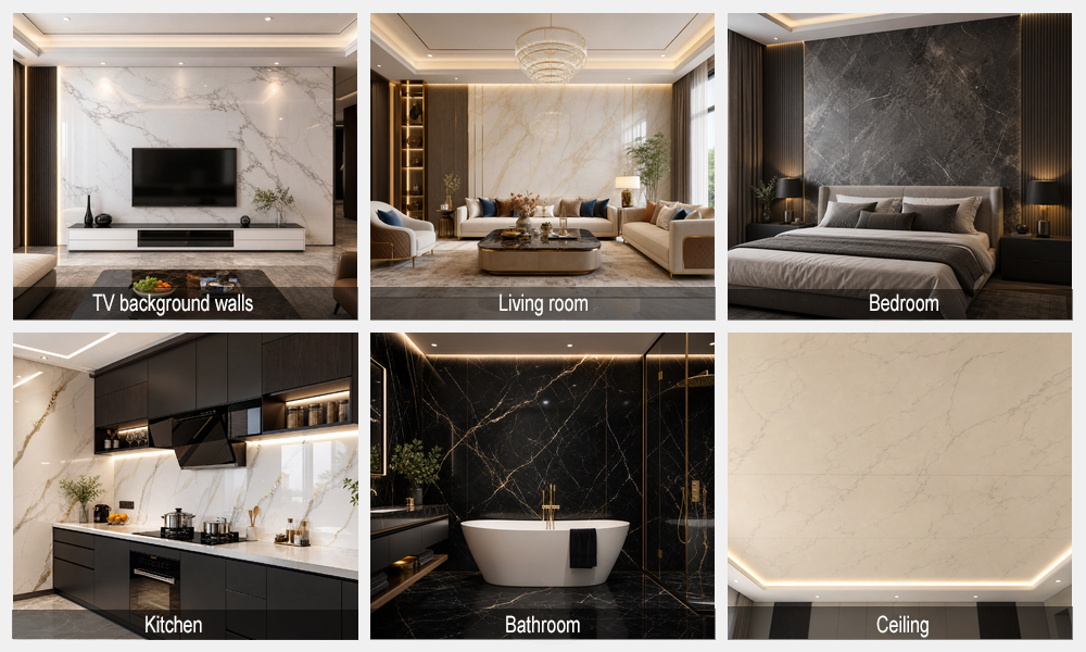 PVC UV Marble Sheet