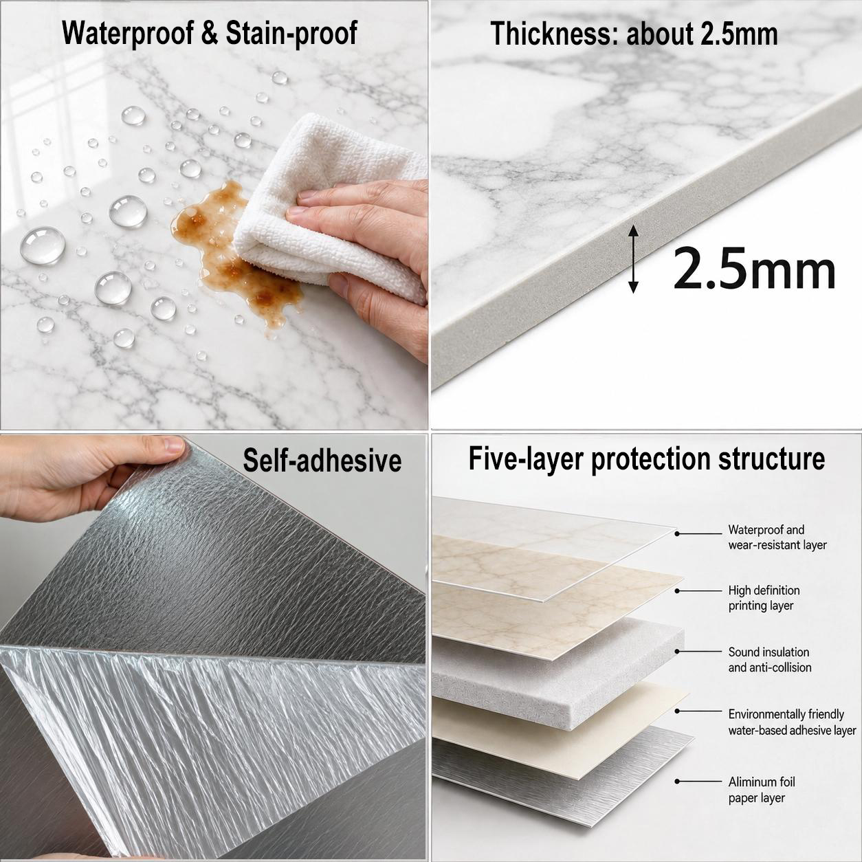 PVC marble sheet