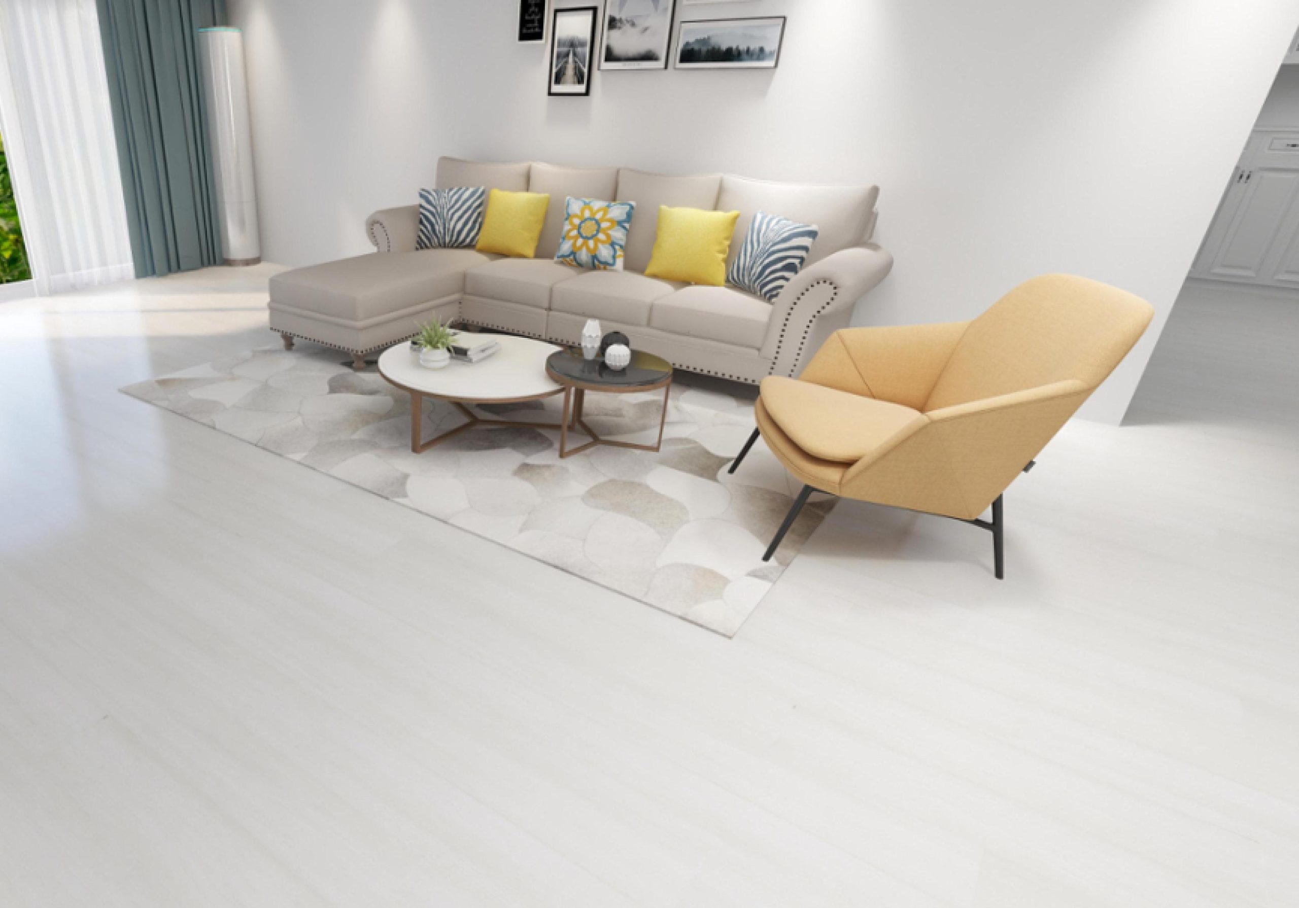 Off-white SPC Flooring