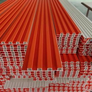 Warm Orange Wall Panel