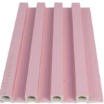 Pink Fluted Wall Panel