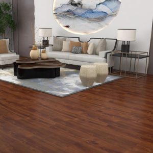Dark Red SPC Flooring