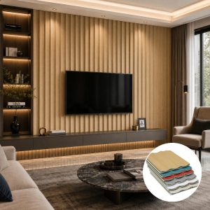 Wavy WPC Wall Panel
