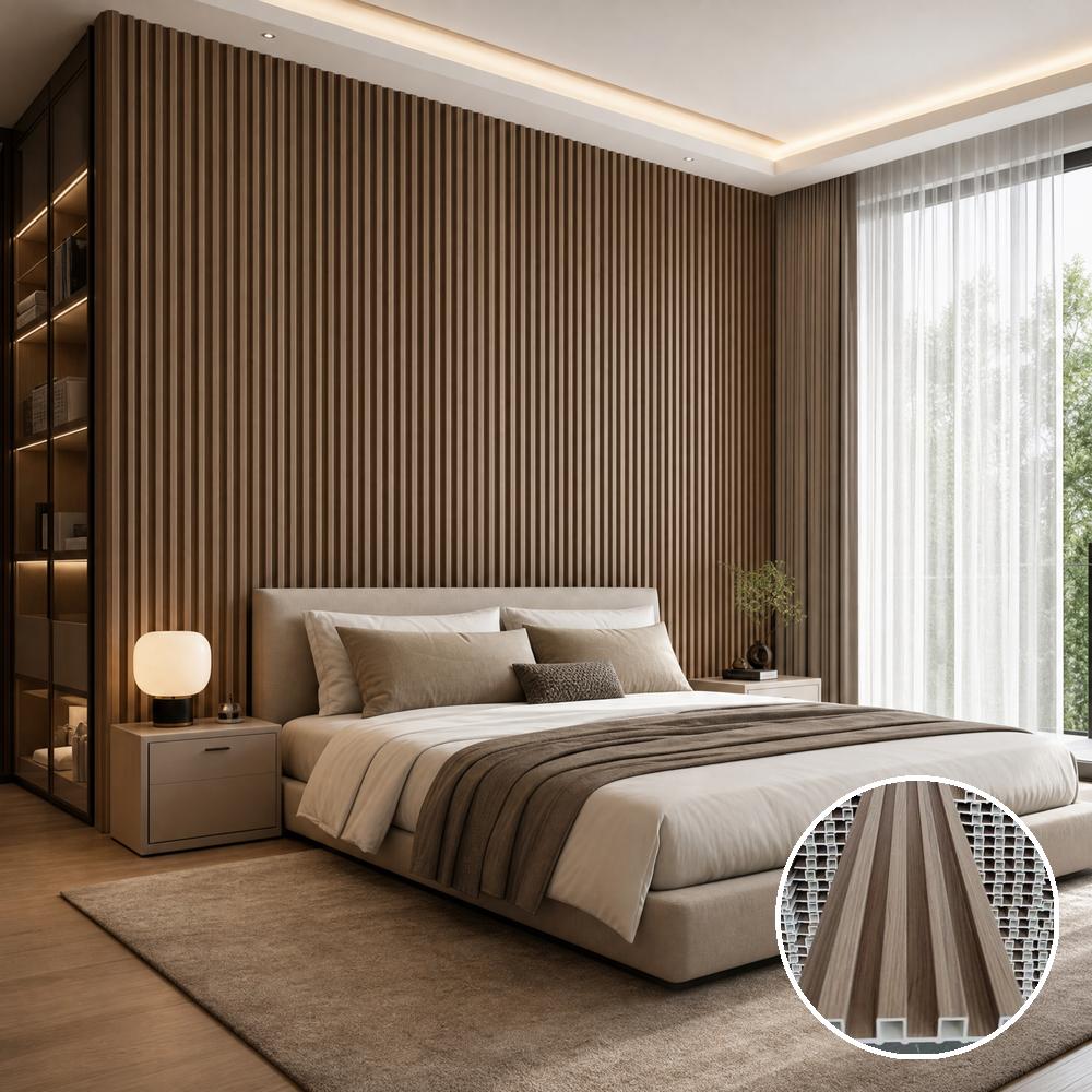 Wood Grain WPC Wall Panel