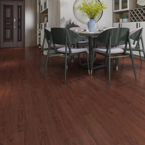 Dark Red PVC Floor
