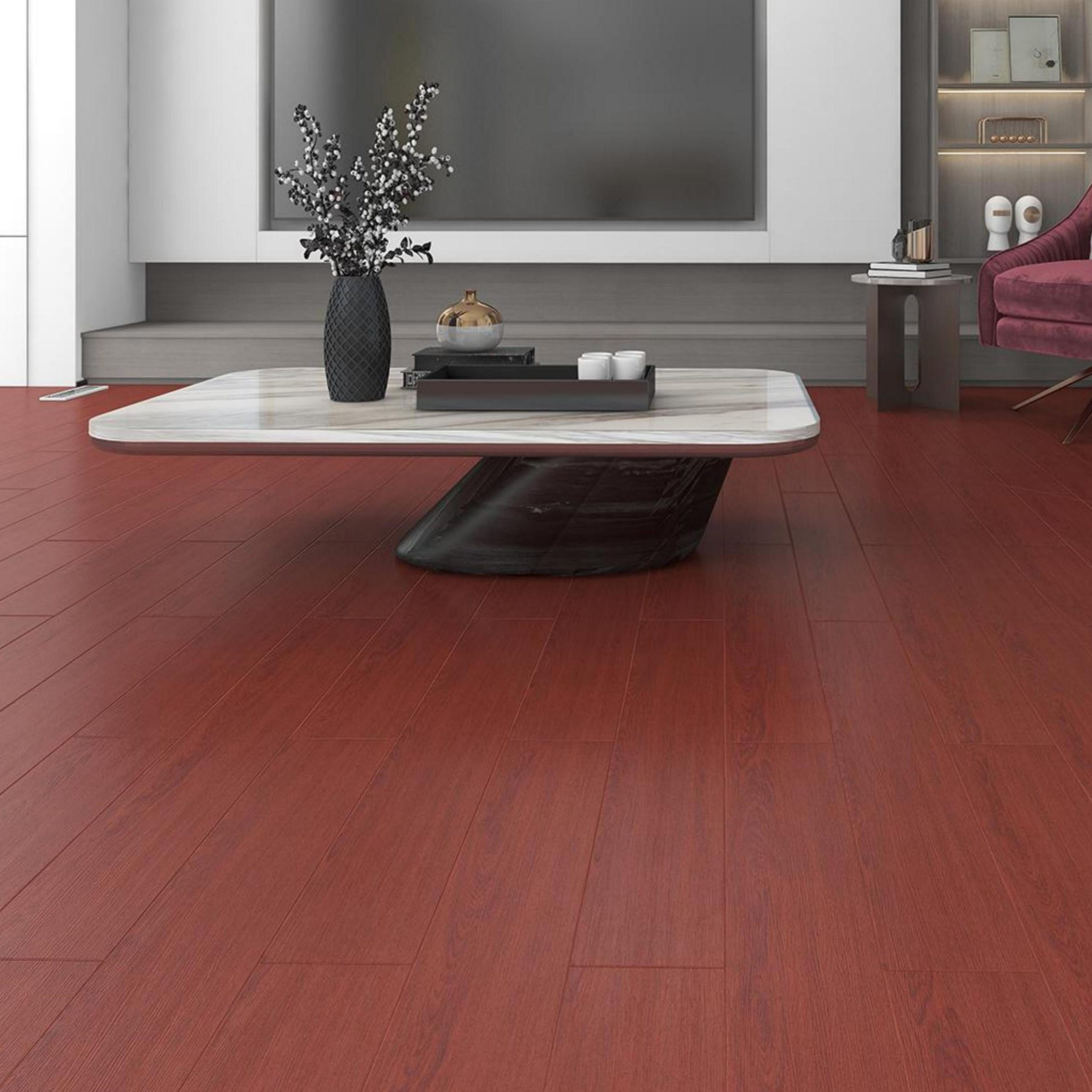 HM3029 Wine Red PVC Flooring