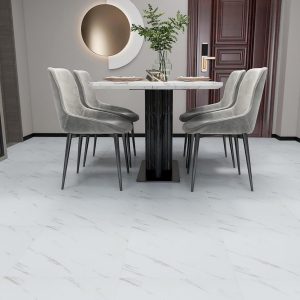 White Marble PVC Floor