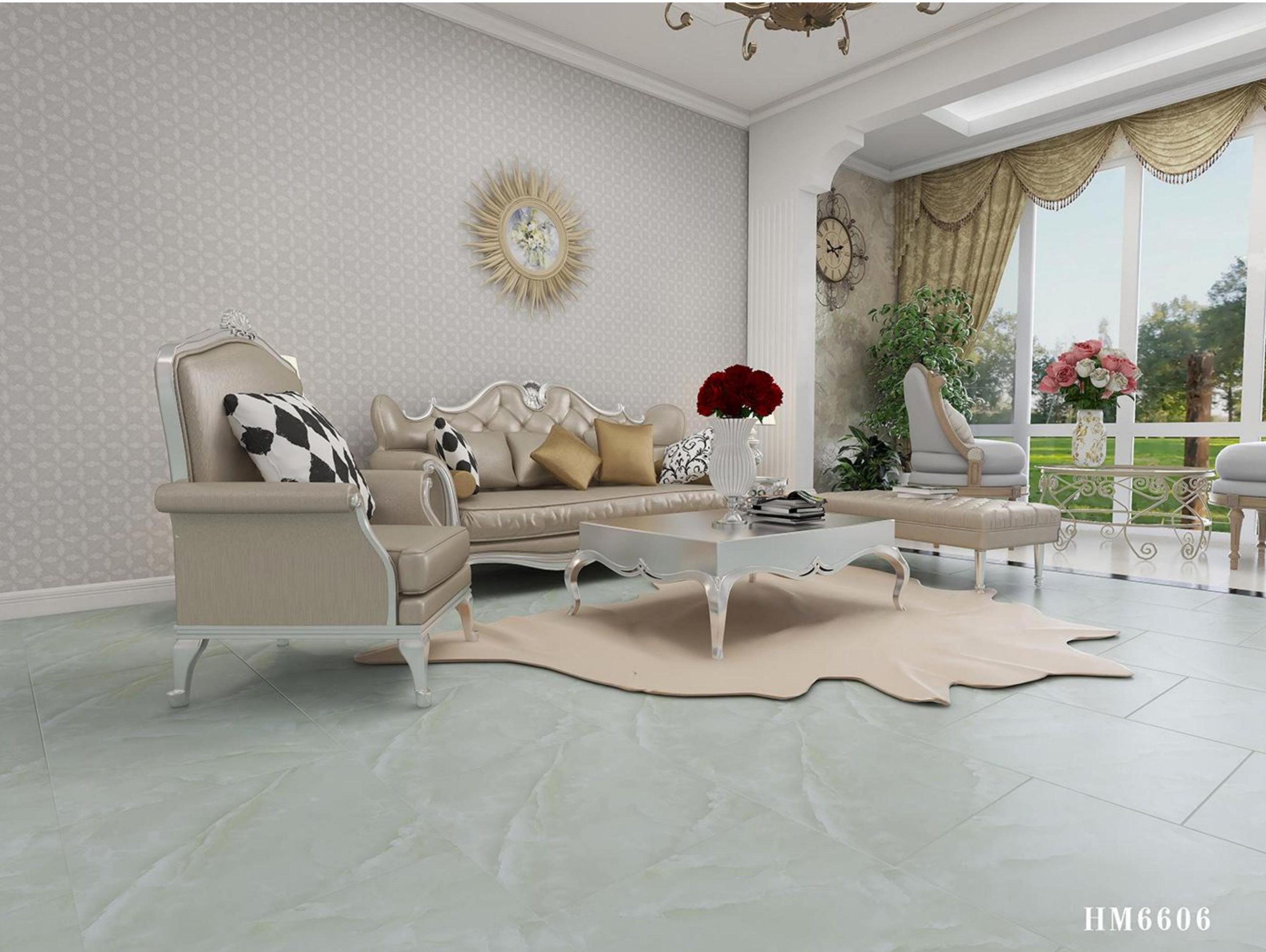 Marble Texture PVC Floor