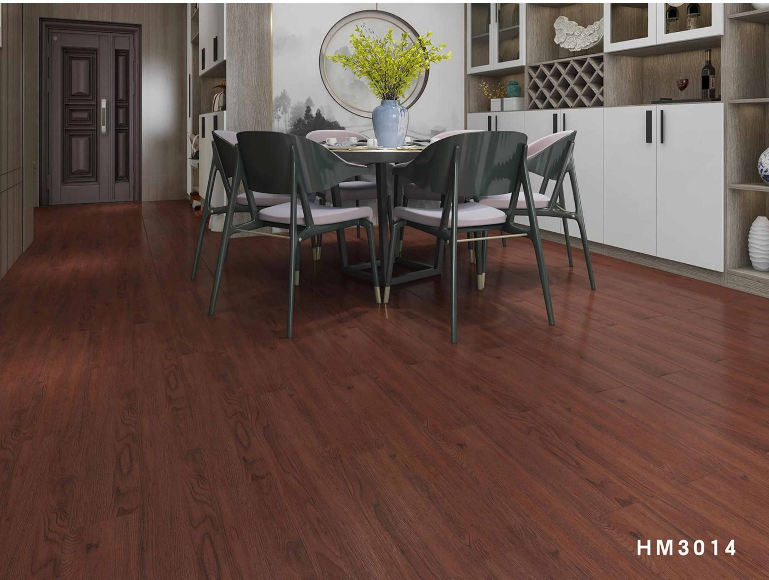 Dark Red PVC Floor