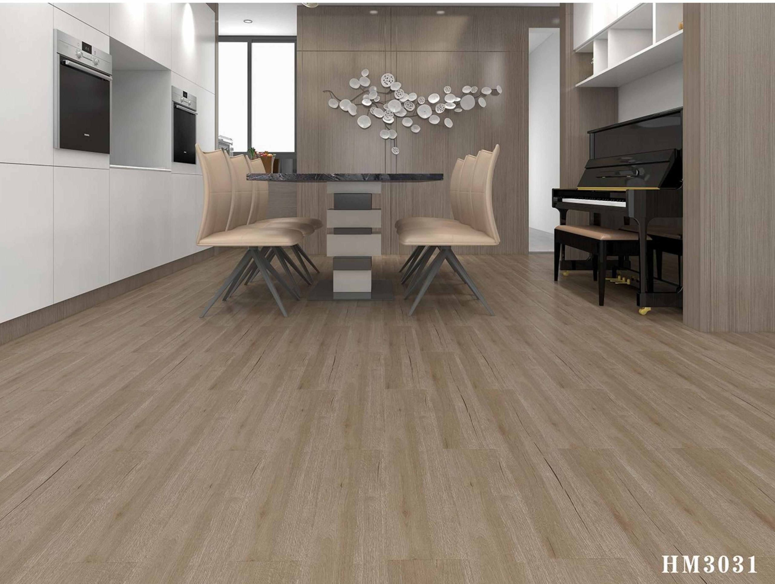Natural Wood Grain PVC Floor