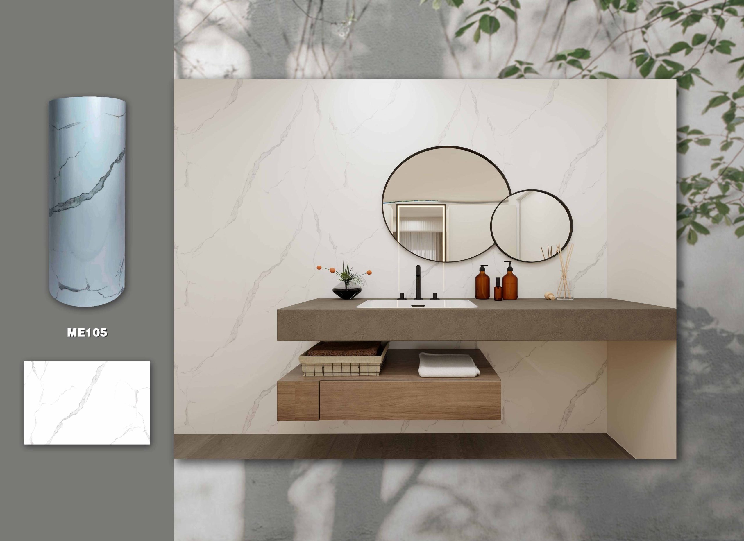 Peel and Stick Marble Sheet