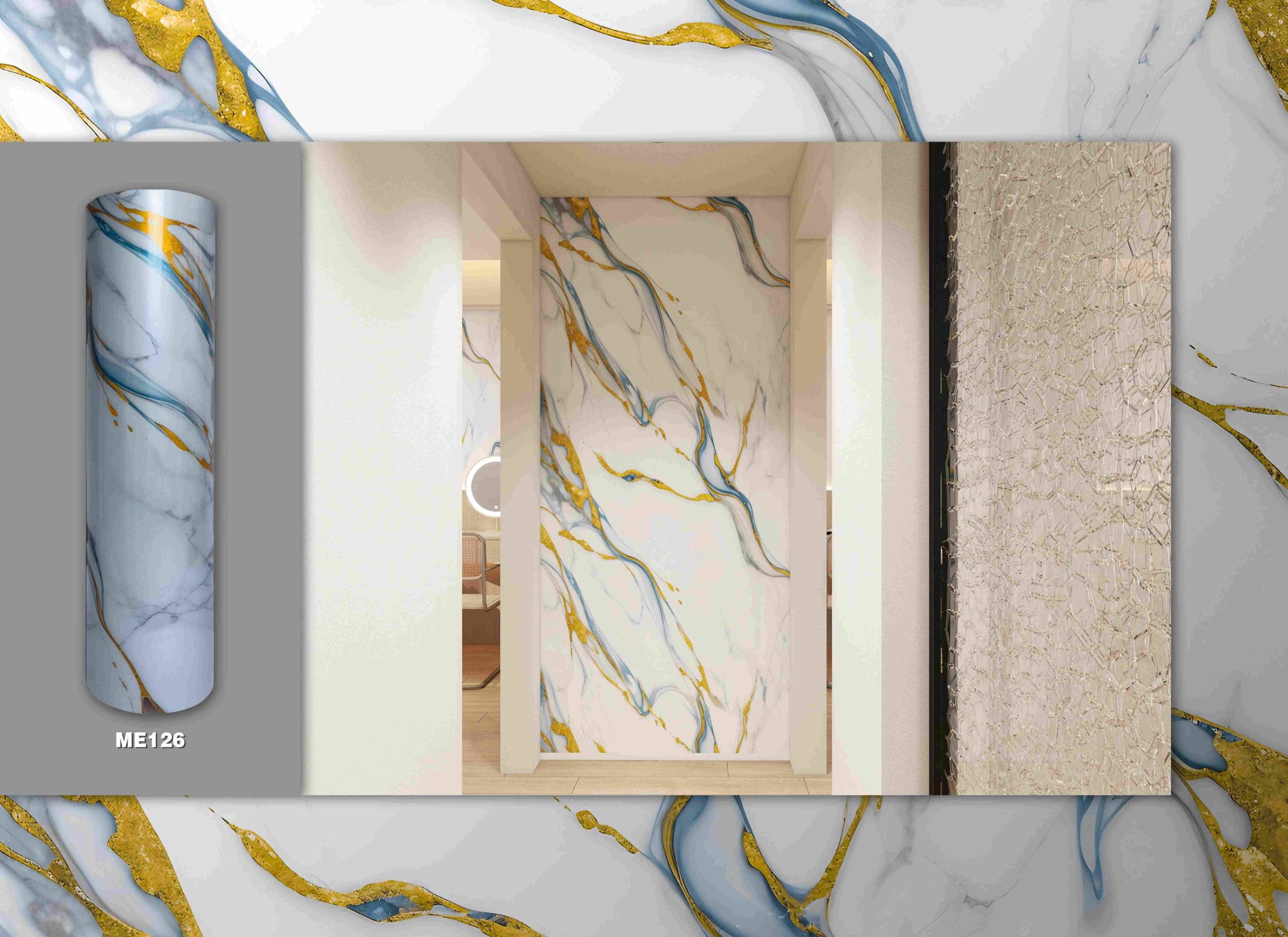 Peel and Stick Marble Tile