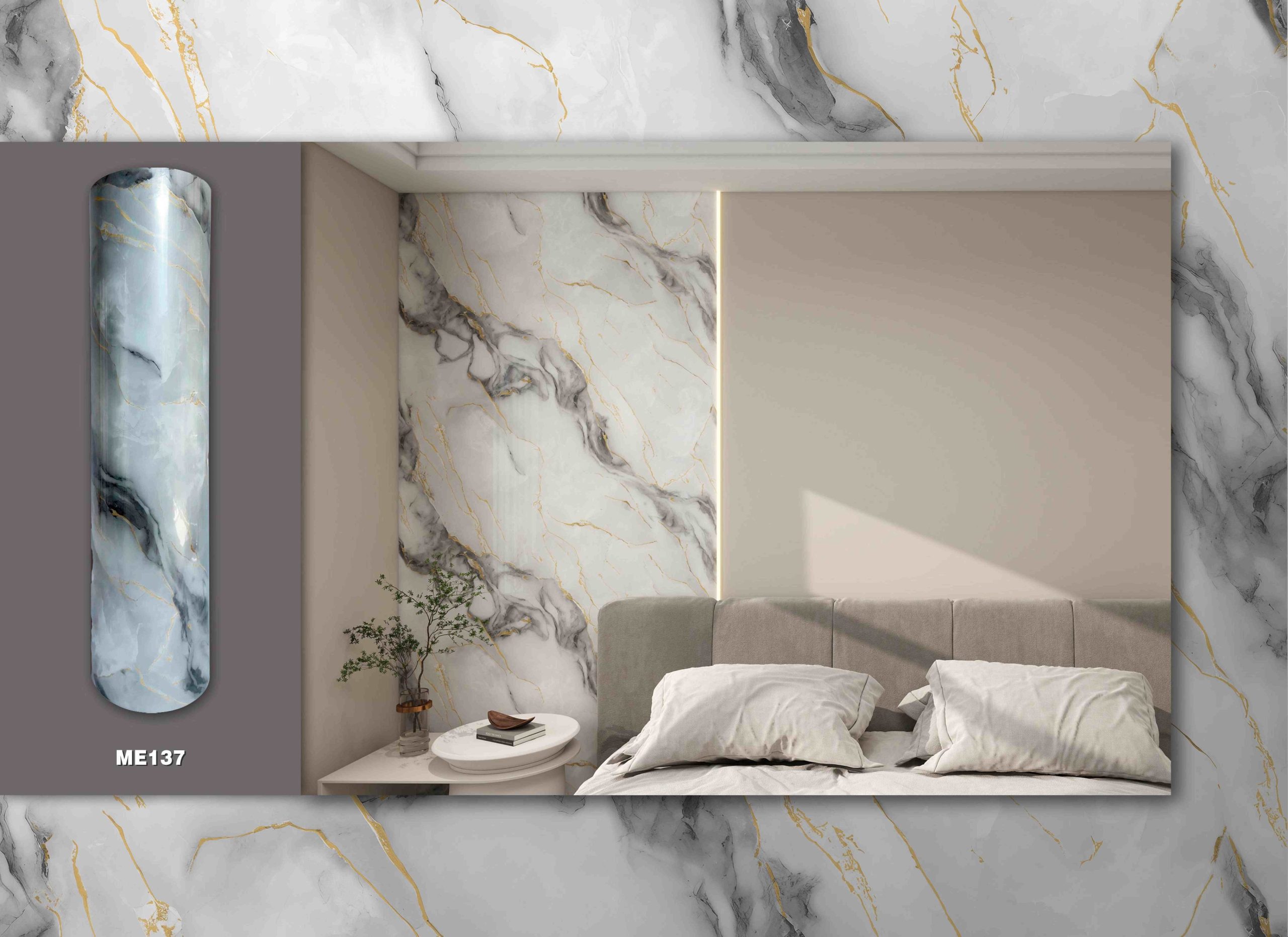 Decorative PVC Marble Sheet