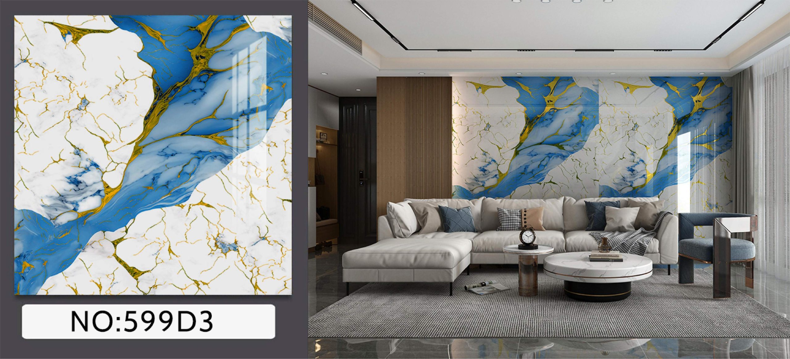 Waterproof Marble Stickers